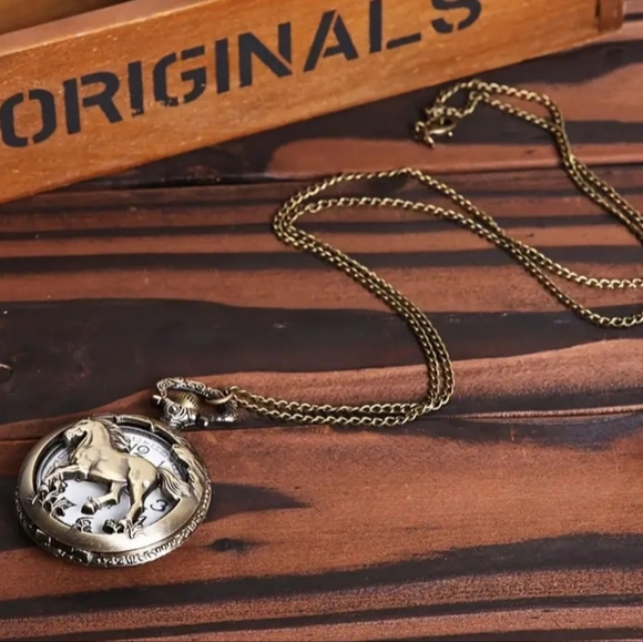 Horse Watch Necklace - Picture 3 of 9